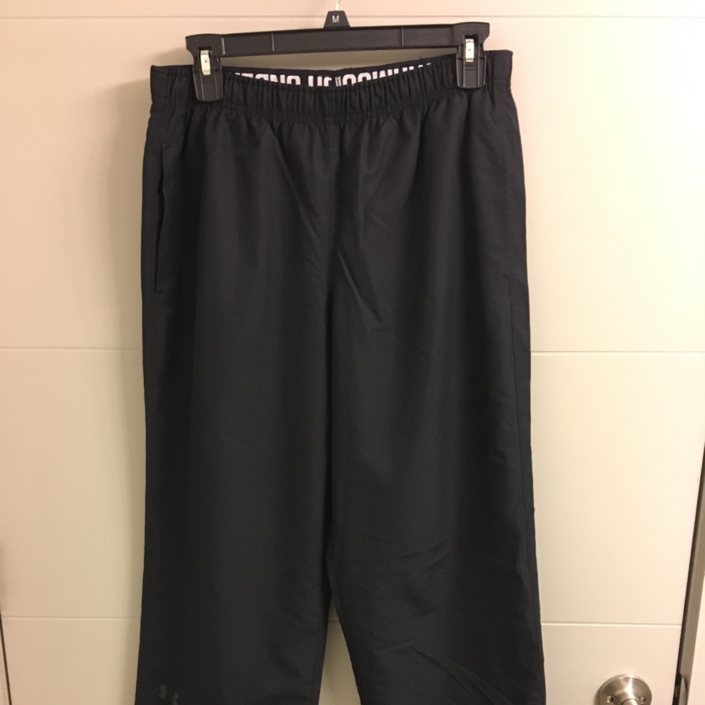 Black Under Armour Track Pants
